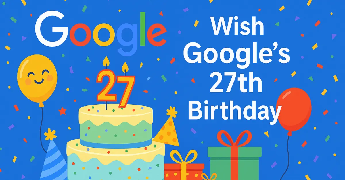 Google 27th Birthday